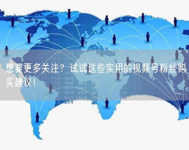 想要更多关注？试试这些实用的视频号粉丝购买建议！