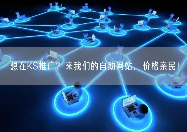 想在KS推广？来我们的自助网站，价格亲民！
