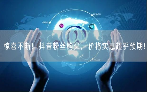 惊喜不断！抖音粉丝购买，价格实惠超乎预期！